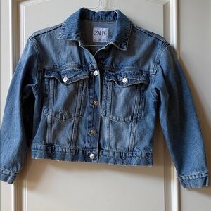 Zara Classic Blue Denim Jacket 11/12